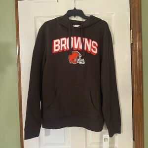 NFL Cleveland Browns Men's Dark Brown Hoodie